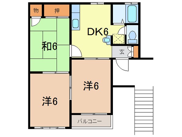 Prime Stage C棟の物件間取画像